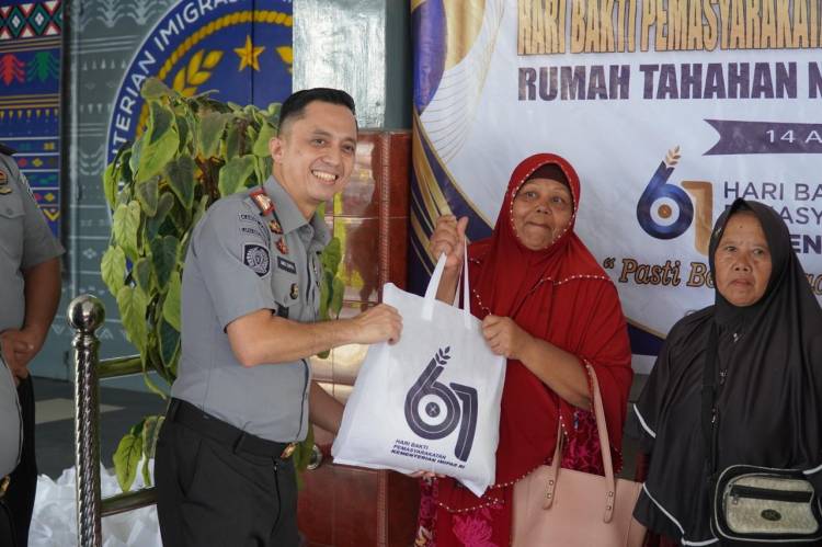 Peringati Hari Bhakti Pemasyarakatan Ke-61, Rutan Medan Gelar Bakti Sosial