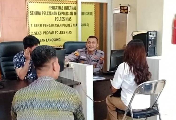 Polres Nias Proses Laporan Pramugari Wings Air Terhadap Anggota DPRD Sumut Megawati Zebua