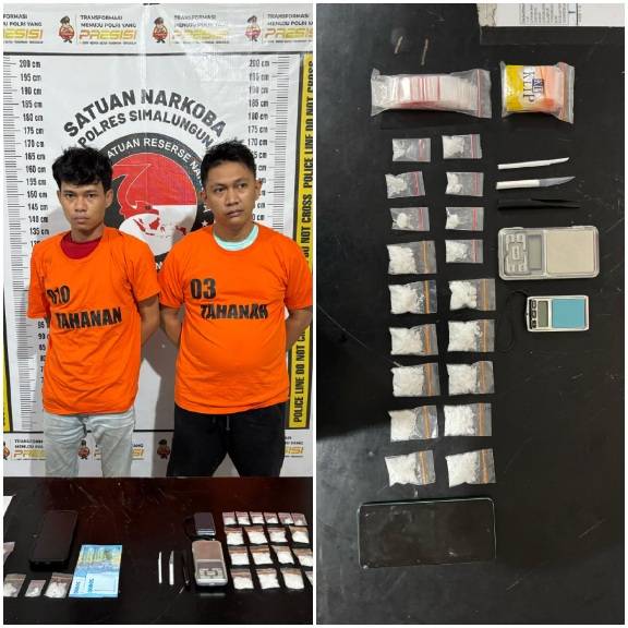 Polres Simalungun Ungkap Jaringan Narkoba Di Purbasari