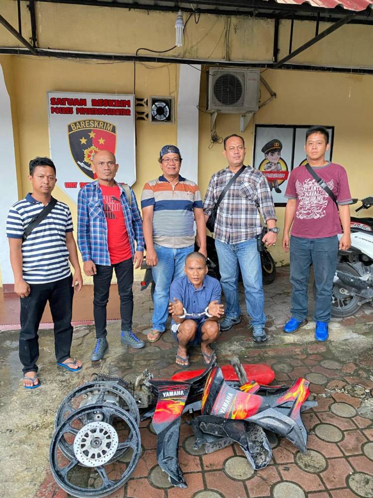 Polres Pematangsiantar Berhasil Ungkap Pelaku Curanmor di Jalan SM. Raja