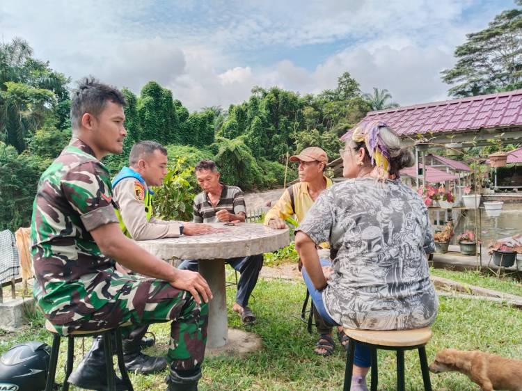 Bhabinkamtibmas Polsek Siantar Marihat  Mediasi Masalah Warga Binaan
