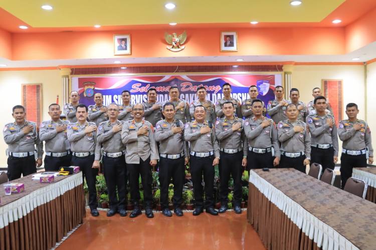 Polres Pematangsiantar Sambut Kunker Tim Supervisi Bidang Gakkum dan Opsnal Dit Lantas Poldasu