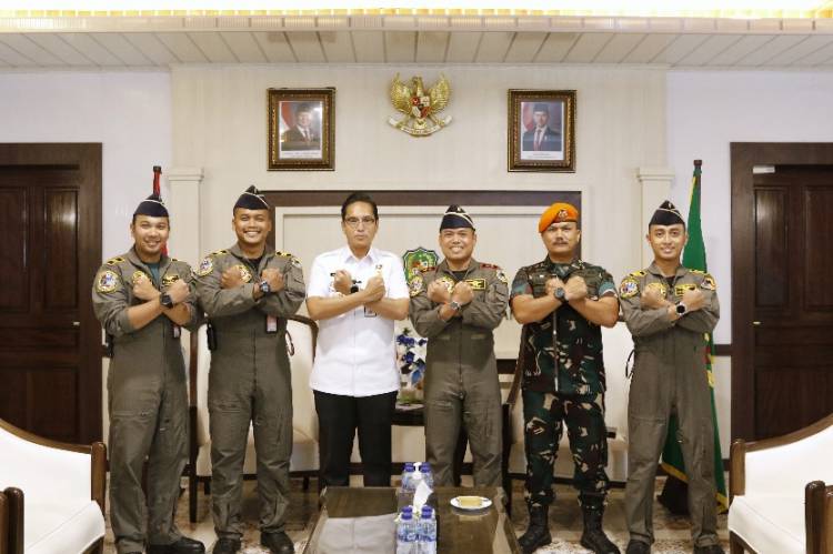 Rico Waas Terima Foto Indah Kota Medan dari Udara