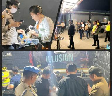 Polres Labuhanbatu  Gelar Razia THM, Sasaran Narkoba, Senpi, Sajam, dan Pelanggaran Lalu Lintas