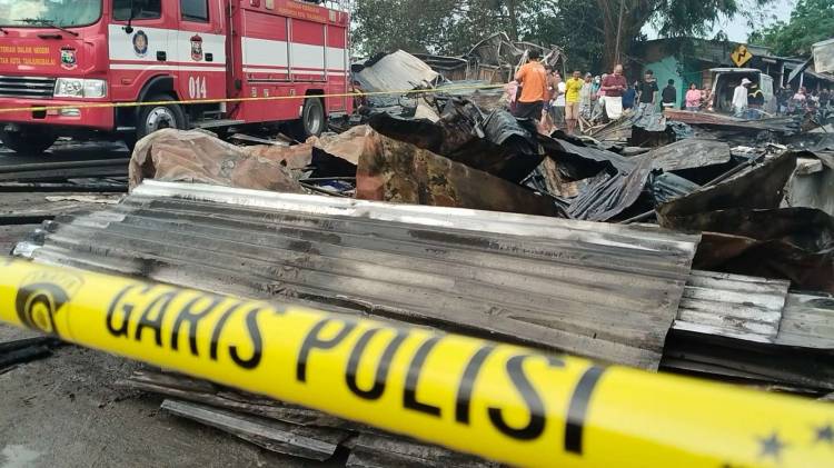 Apa Motif Pembakaran 204 Kios TPO di Tanjungbalai, Sabar.. Polisi Masih Selidiki