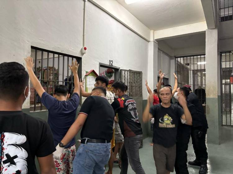 Lapas Kelas IIA Pancur Batu Gelar Razia