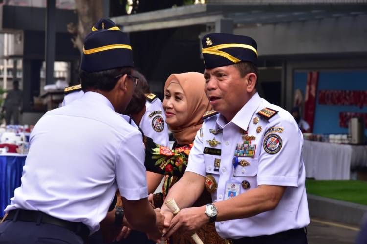 Bakamla RI Gelar  Apel Khusus dan Halalbihalal