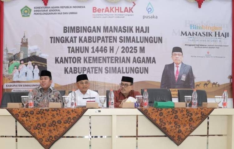 Pesan Bupati Bagi Calhaj Agar Jaga kesehatan, Kakan Kemenag Ucap Ribuan Terimakasih