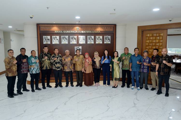 Wagub Surya dan Anggota DPR RI Rokhmin Dahuri Bahas Agromaritim untuk Peningkatan Daya Saing Ekononi Sumut