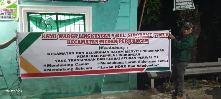 Warga Lingkungan 9 Mendukung Kecamatan dan Kelurahan dalam Kontestasi Kepling yang Sesuai Perwal 21