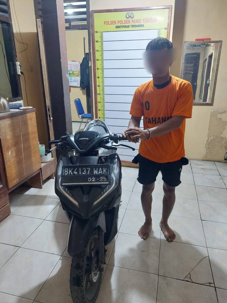 Polsek Panei Tongah Ringkus Pelaku Curanmor