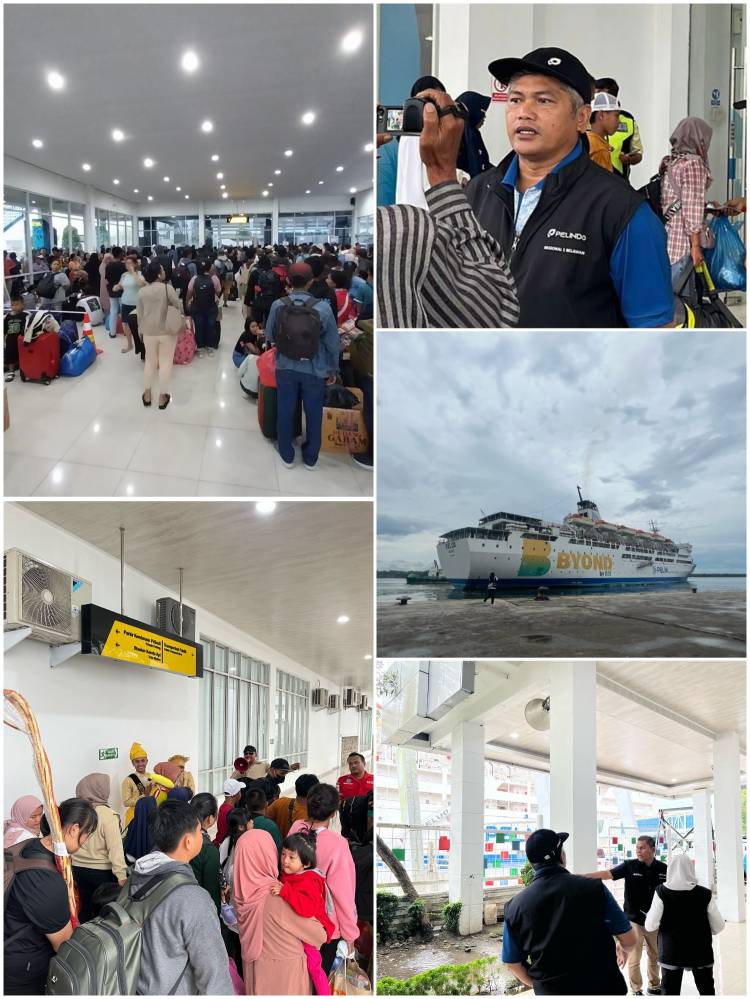 Pelni Medan : Arus Balik Lebaran Angkutan Laut 2025 Berjalan Aman dan Lancar.