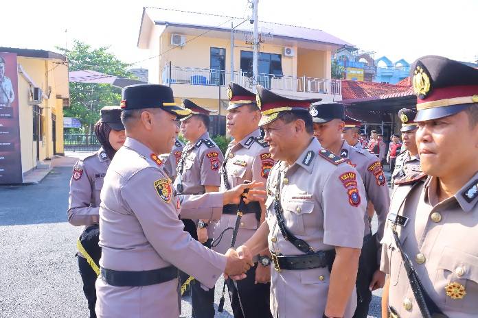 Serijab 5 Perwira Polres Tebingtinggi, Kapolres : Mutasi Itu Biasa, Wujud Dinamika Organisasi
