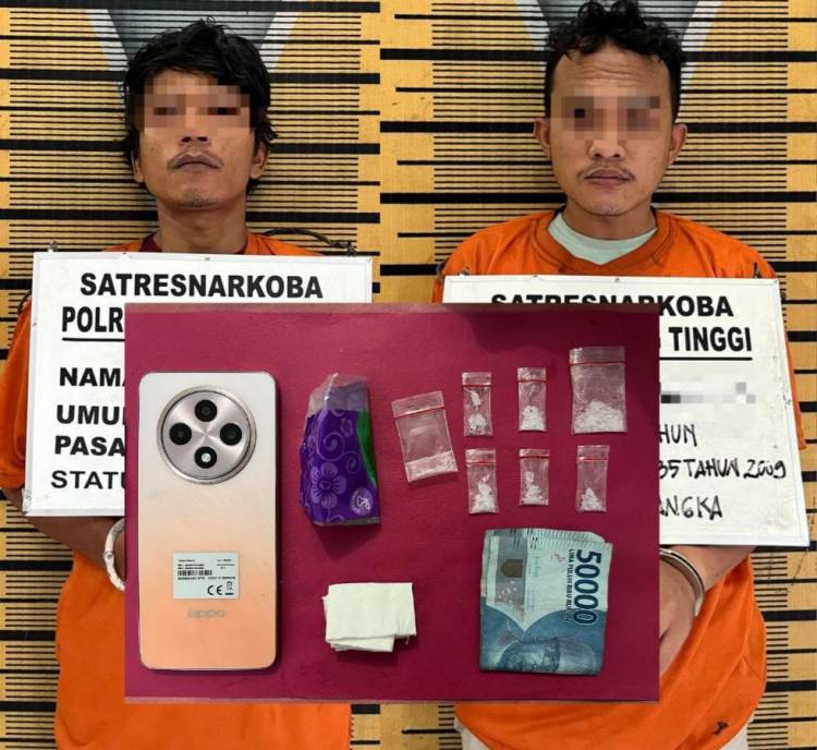 Mengelabui Penegak Hukum, 6 Paket Sabu Dikemas Dalam Tisu