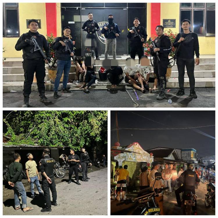 Tim Macan Polres Belawan Terkam 6 Pelaku Kejahatan