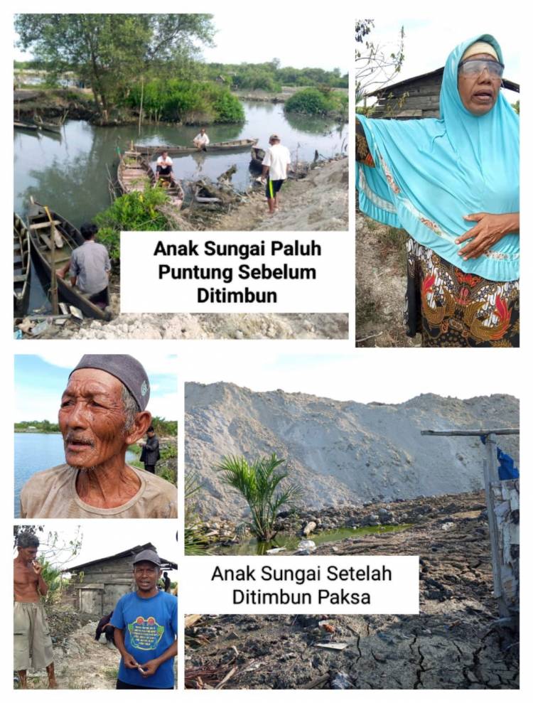 El Barino Shah :  Usut Aktifitas Penimbunan Anak Sungai Paluh di Belawan