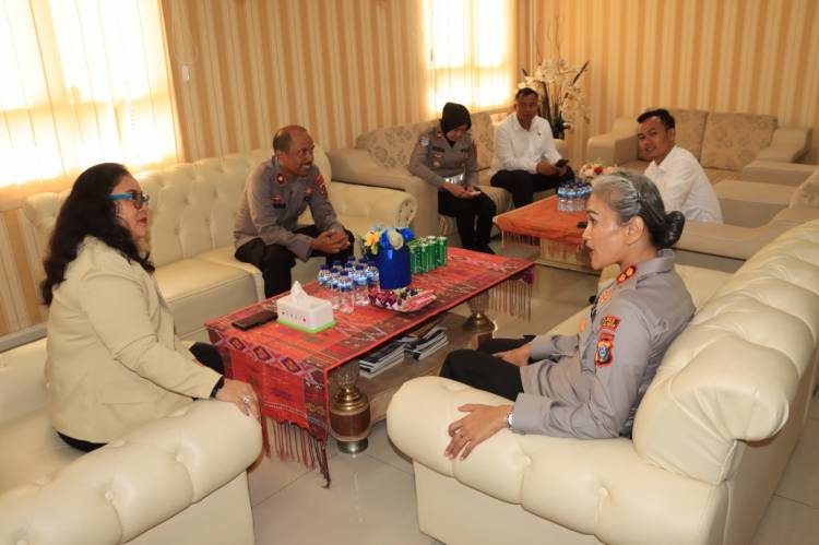 Jalin Koordinasi, Kapolres Pematangsiantar Kunjungan Silaturahmi di Kantor PN