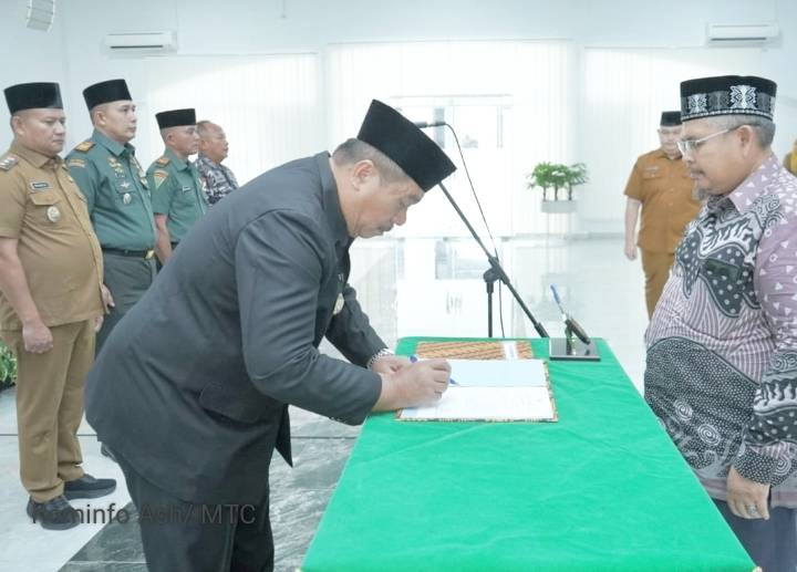 MTQ Ke 56 Tingkat Asahan Digelar, Bupati Lantik Dewan Hakim