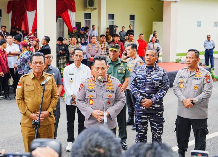 Beri Arahan Silaturahmi Kamtibmas di Polda Kepri, Kapolri Instruksikan Jaga Semangat Persatuan