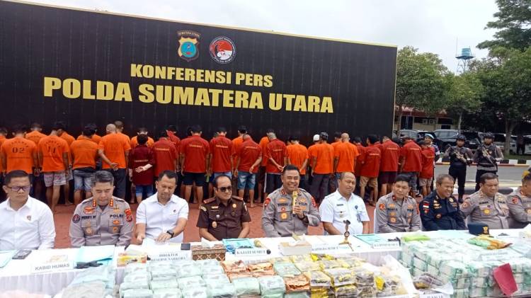 2 Bulan, 634 Tersangka Narkoba Ditangkap