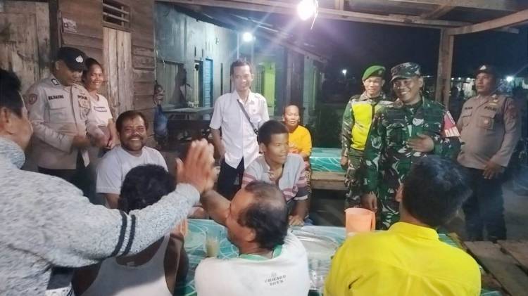Sinergi TNI-Polri,Polsek Bandar Khalipah Dan Koramil 12/BKH Laksanakan Patroli Skala Besar