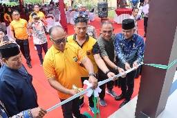 Kapolrestabes Medan Resmikan Mushola Al Witri di Areal Polsek Medan Tuntungan