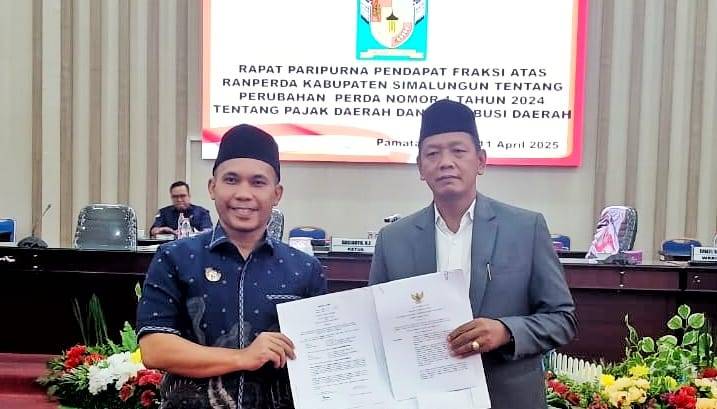 Wakil Bupati Apresiasi DPRD Simalungun Setujui Perda Pajak dan Retribusi Daerah