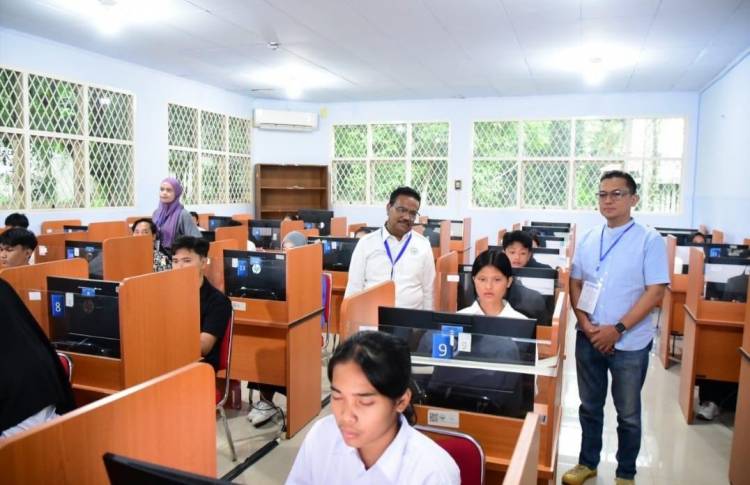 Rektor Prof. Dr. Ir. Baharuddin ST MPd: 25.196 Peserta Ujian UTBK SNBT 2025 di Unimed Rebut 5.862 Kuota