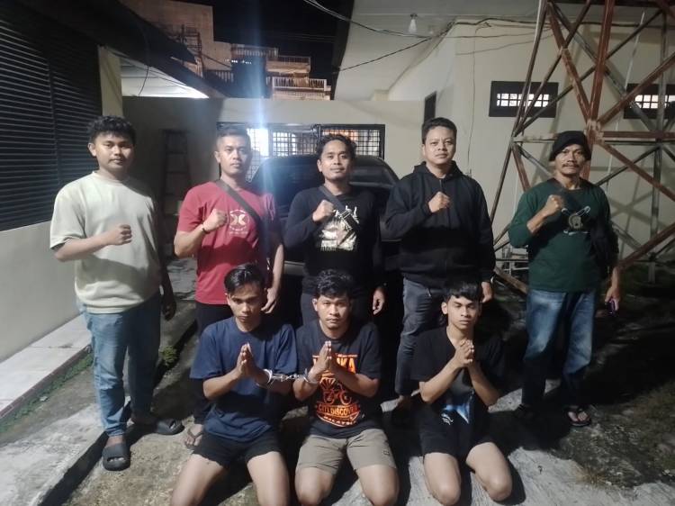 Polsek Delitua Bekuk Komplotan Curanmor dan Penadah