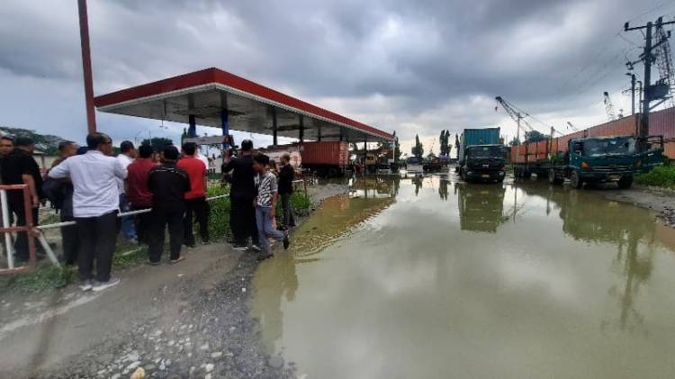 Komisi IV  Sidak SPBU Simpang Pintu Tol Belawan, Tanpa AMDAL, Izin Lintas dan PBG