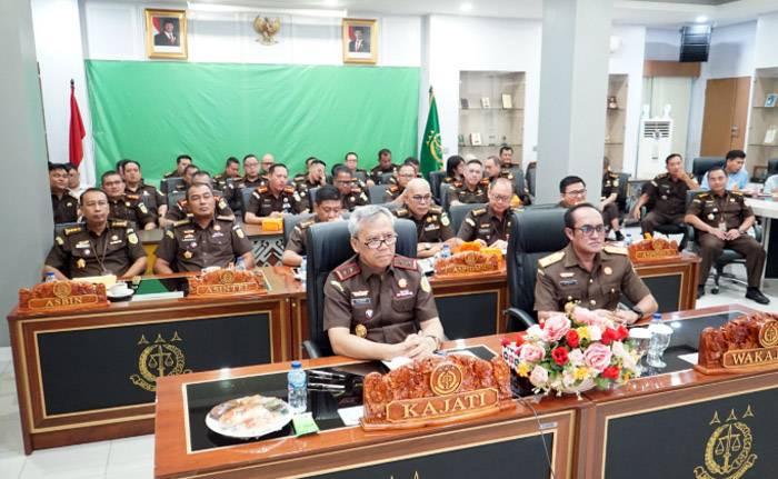 Kunjungan Kerja Virtual Jaksa Agung : Bekerjalah dengan Ikhlas