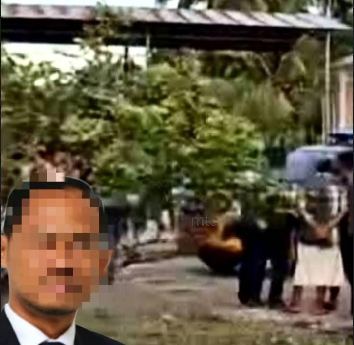 Halaman Rumah Oknum DPRD Asahan di  Punggulan Jadi Arena Sabung Ayam