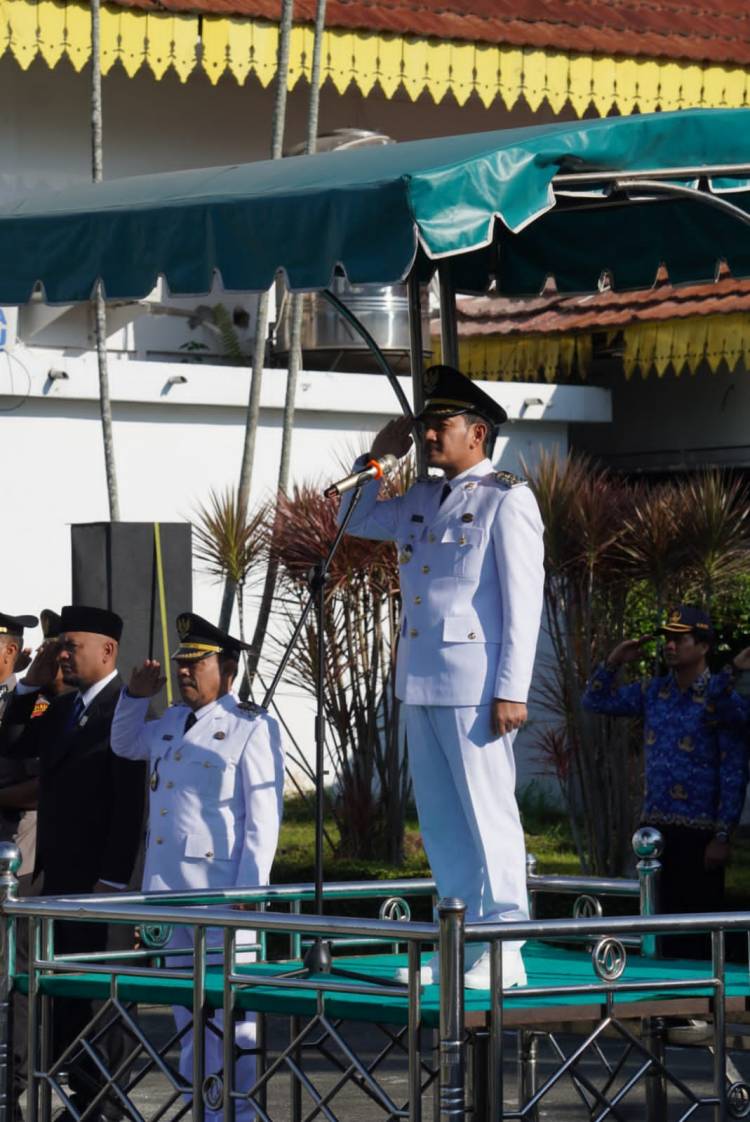 Walikota Pimpin Upacara Peringatan Hari Otda Ke-XXIX