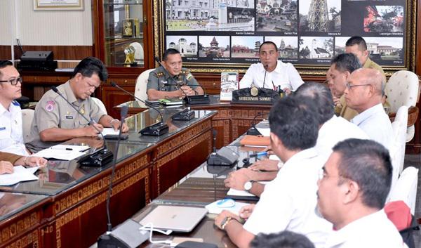 Gubernur Sumut Segera Bentuk Tim Teknis Penanganan Banjir Kota Medan
