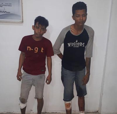 Diciduk di Depan Warnet, Dua Pelaku Curanmor di Medan Dilumpuhkan Polisi