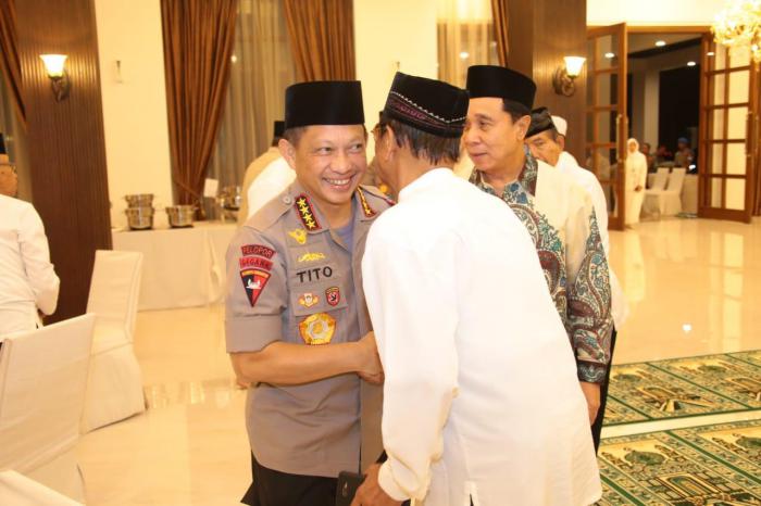 Kapolri Mengahdiri Buka Puasa Bersama Perastuan Keluarga Besar Purnawiran Polri