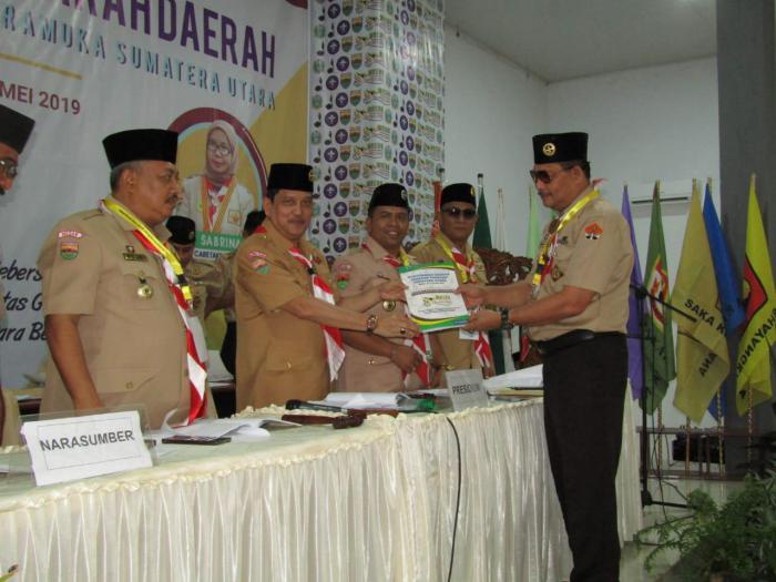 Husni Hadiri Musda Gerakan Pramuka SUMUT