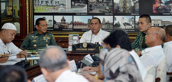 Gubsu Minta Ada Skala Prioritas Penanganan Banjir Medan