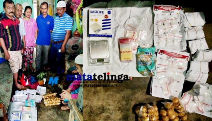 Narkotika Diperkirakan 1 Kilogram Ditemukan Belakang Rumah Warga