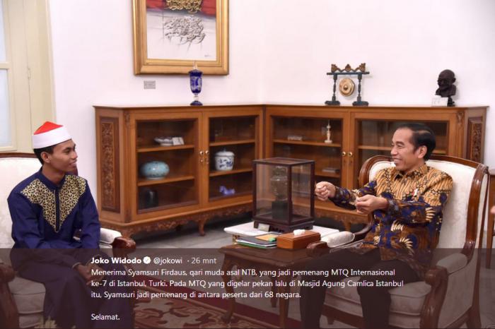 Pemenang MTQ Internasional Dijamu Istana