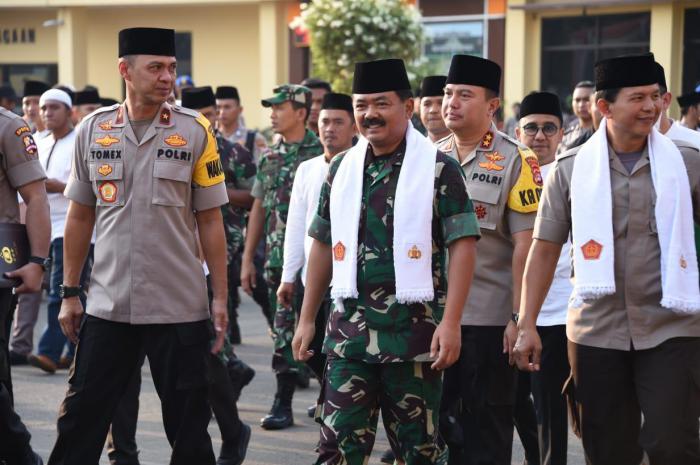 Panglima TNI Safari Ramadhan 1440 H di Markas Polda Banten
