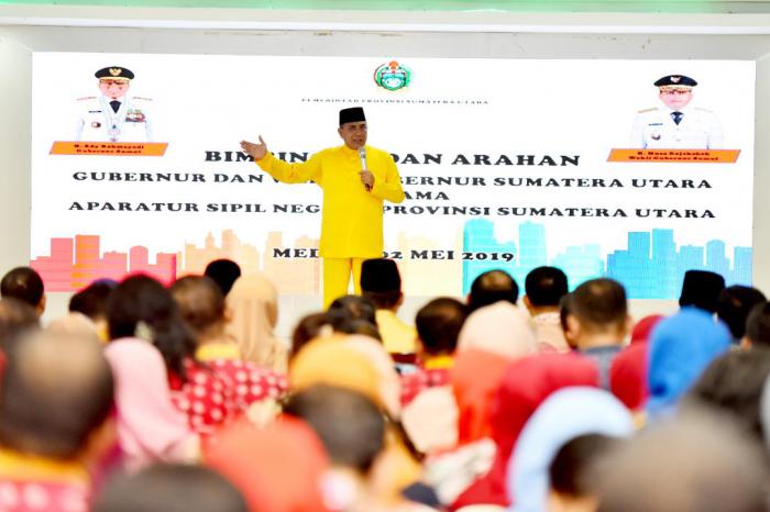 Gubernur Sumut Ingatkan ASN  Ukuran Pekerjaan Adalah Hasilnya