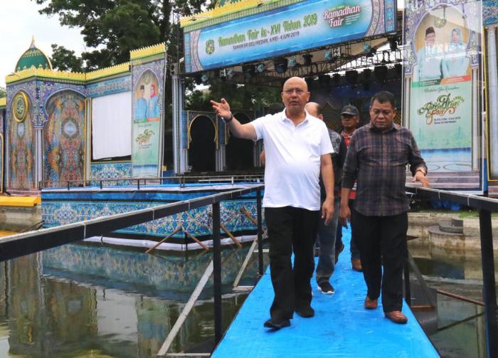 Wali Kota Tinjau Persiapan Akhir Ramadhan Fair