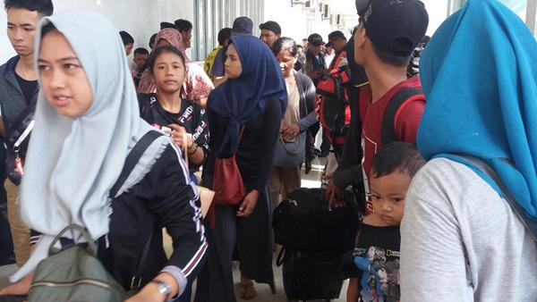 H-6 Lebaran, Penumpang KM Kelud dari Batam Penuhi Pelabuhan Belawan