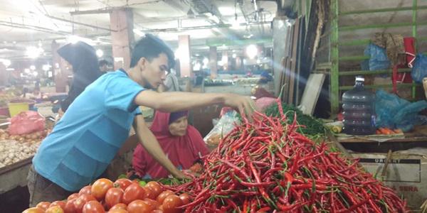 Hari Keempat Ramadhan, Harga cabai Merah di Medan Semakin Pedas