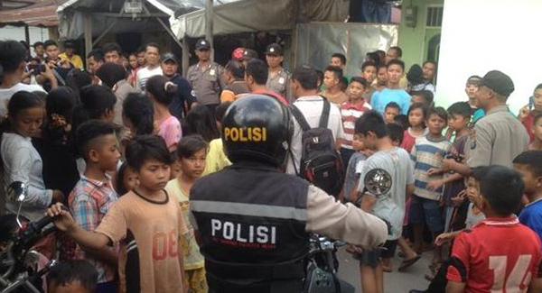 Polda Jambi Amankan 12 Orang  di Kampung Narkoba