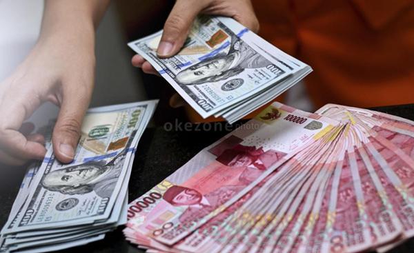 Nilai tukar Rupiah ke Dollar Melemah