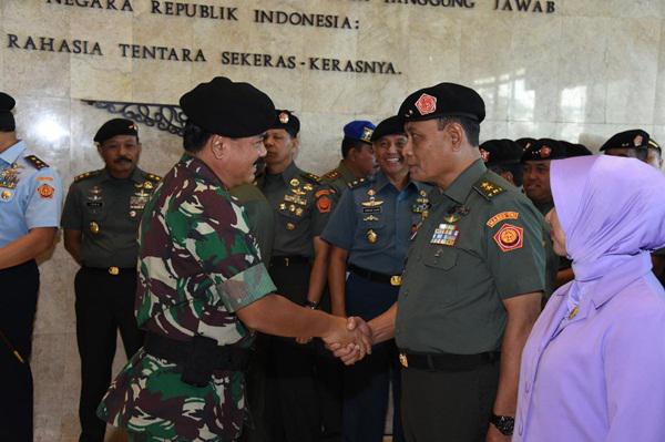33 Perwira Tinggi TNI Naik Pangkat