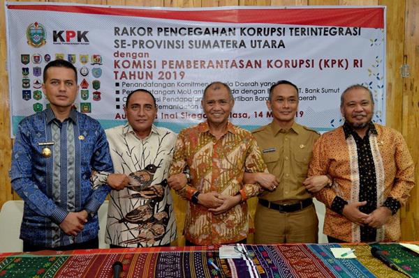 MCP Korupsi Pemprov Sumut Capai 72%, Ketua KPK Agus Rahardjo Sebut Pencapaian Bagus