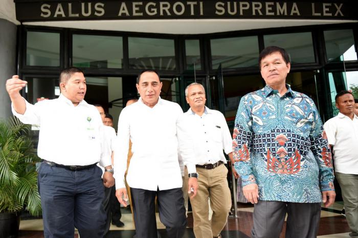 Gubsu Kunjungi RS USU Kesehatan Jadi Prioritas Utama Kehidupan
